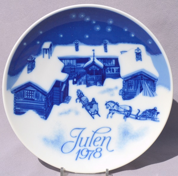 Porsgrund Christmas Plates, Mothers Day Plates, Fathers Day Plates
